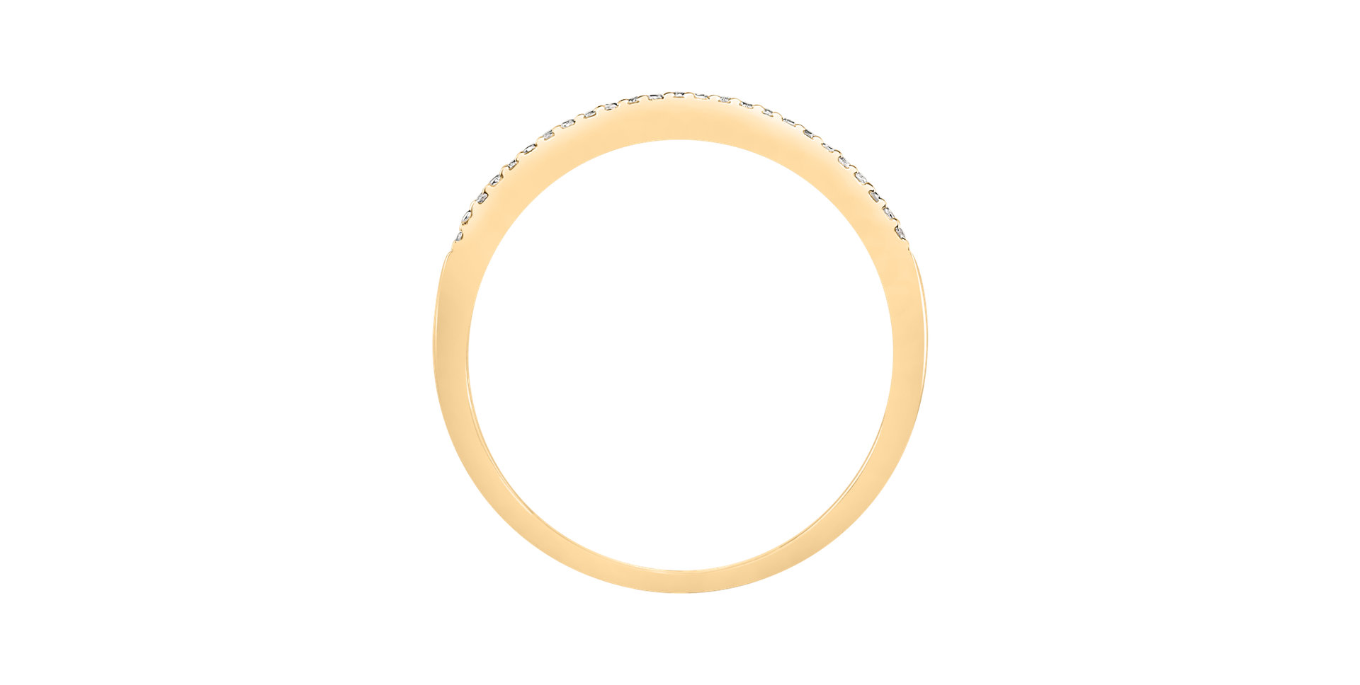 Prsteň s diamantmi Shiny Line