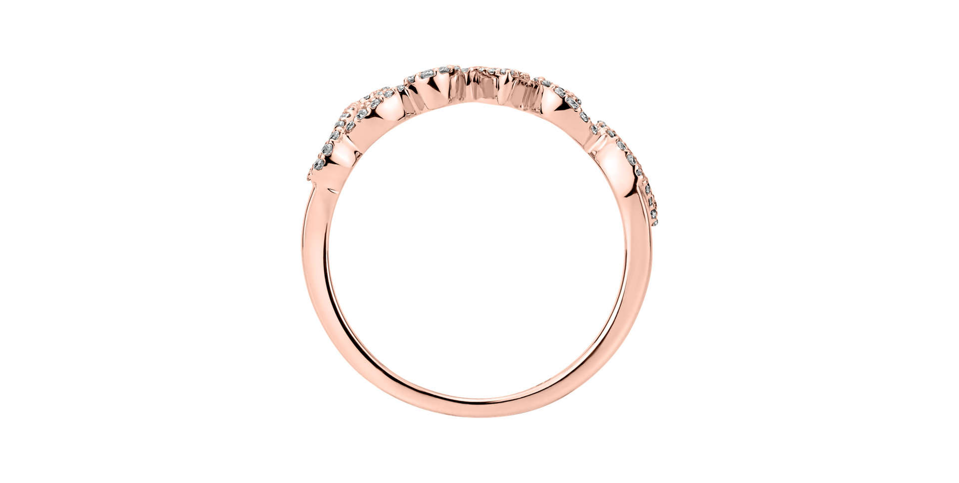 Prsteň s diamantmi Love