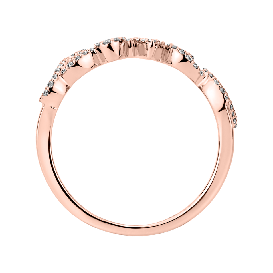 Prsteň s diamantmi Love