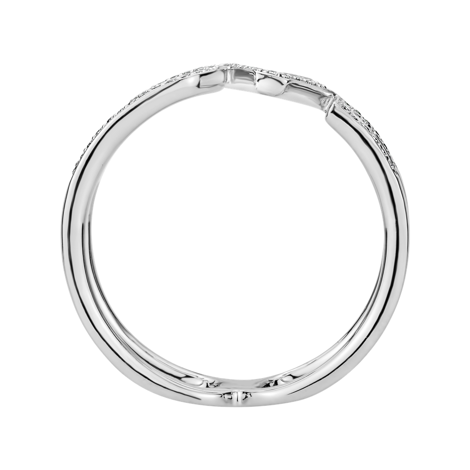 Prsteň s diamantmi Love