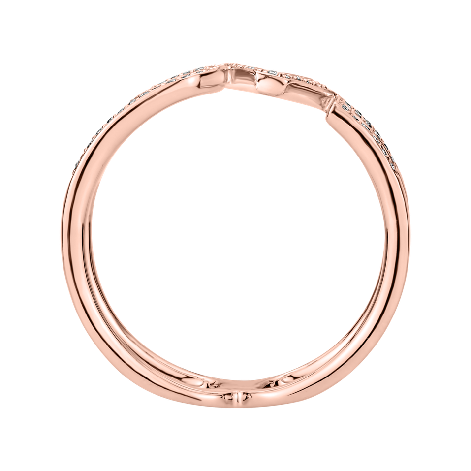 Prsteň s diamantmi Love