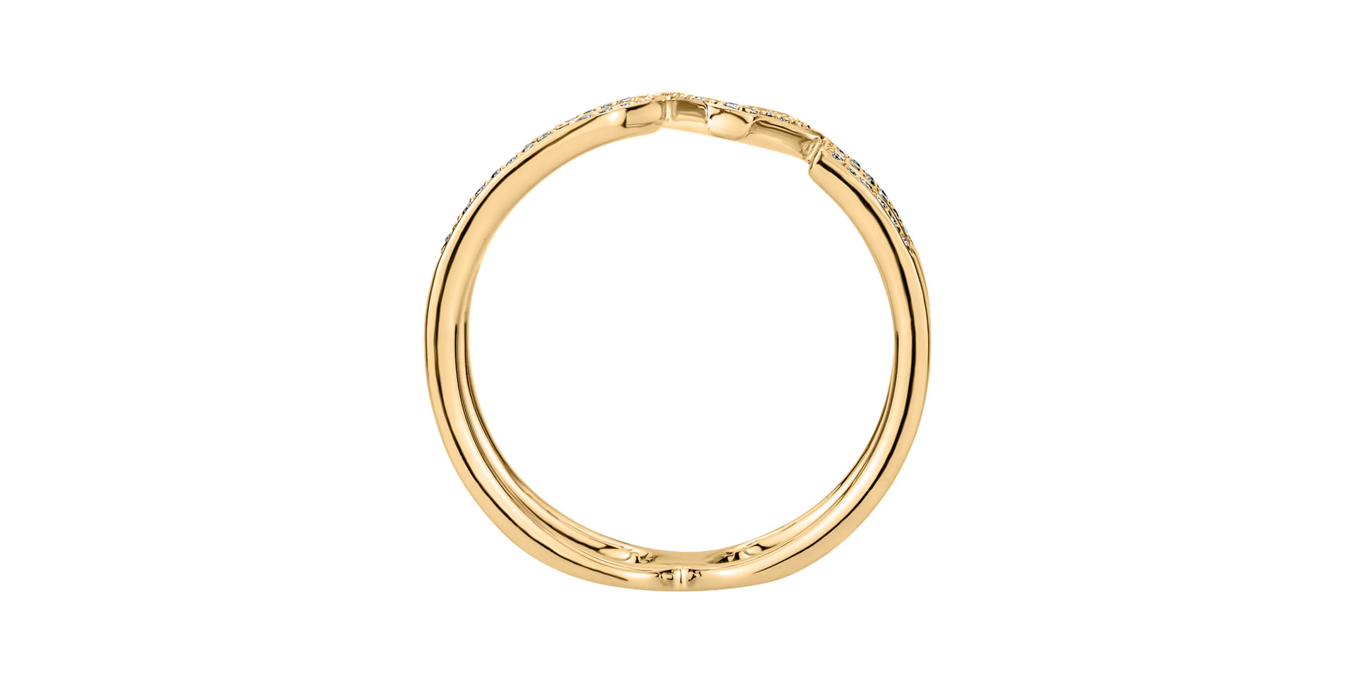 Prsteň s diamantmi Love