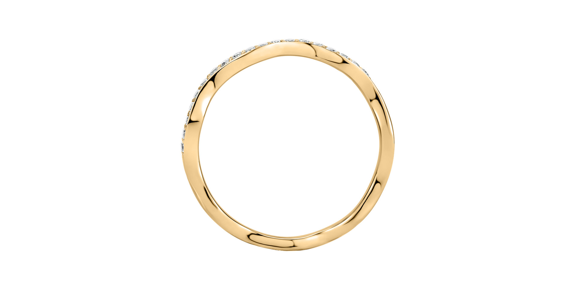 Prsteň s diamantmi Simplicity