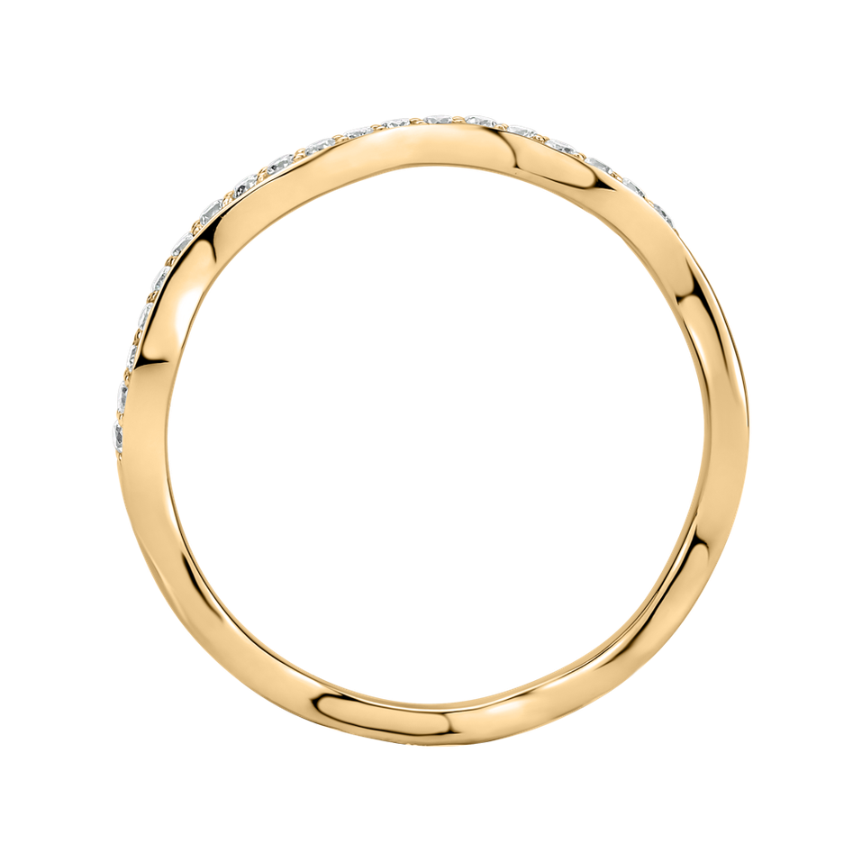Prsteň s diamantmi Simplicity