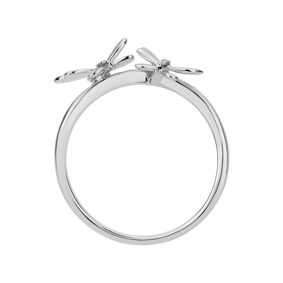 Prsteň s diamantmi Butterflies