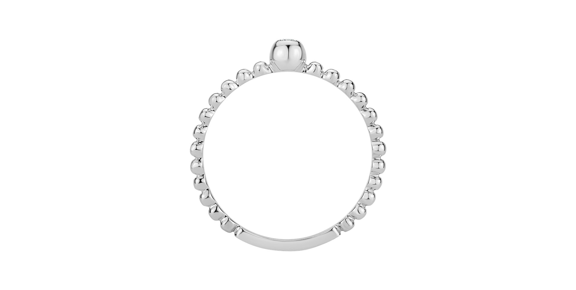 Prsteň s diamantom Bubble Kiss