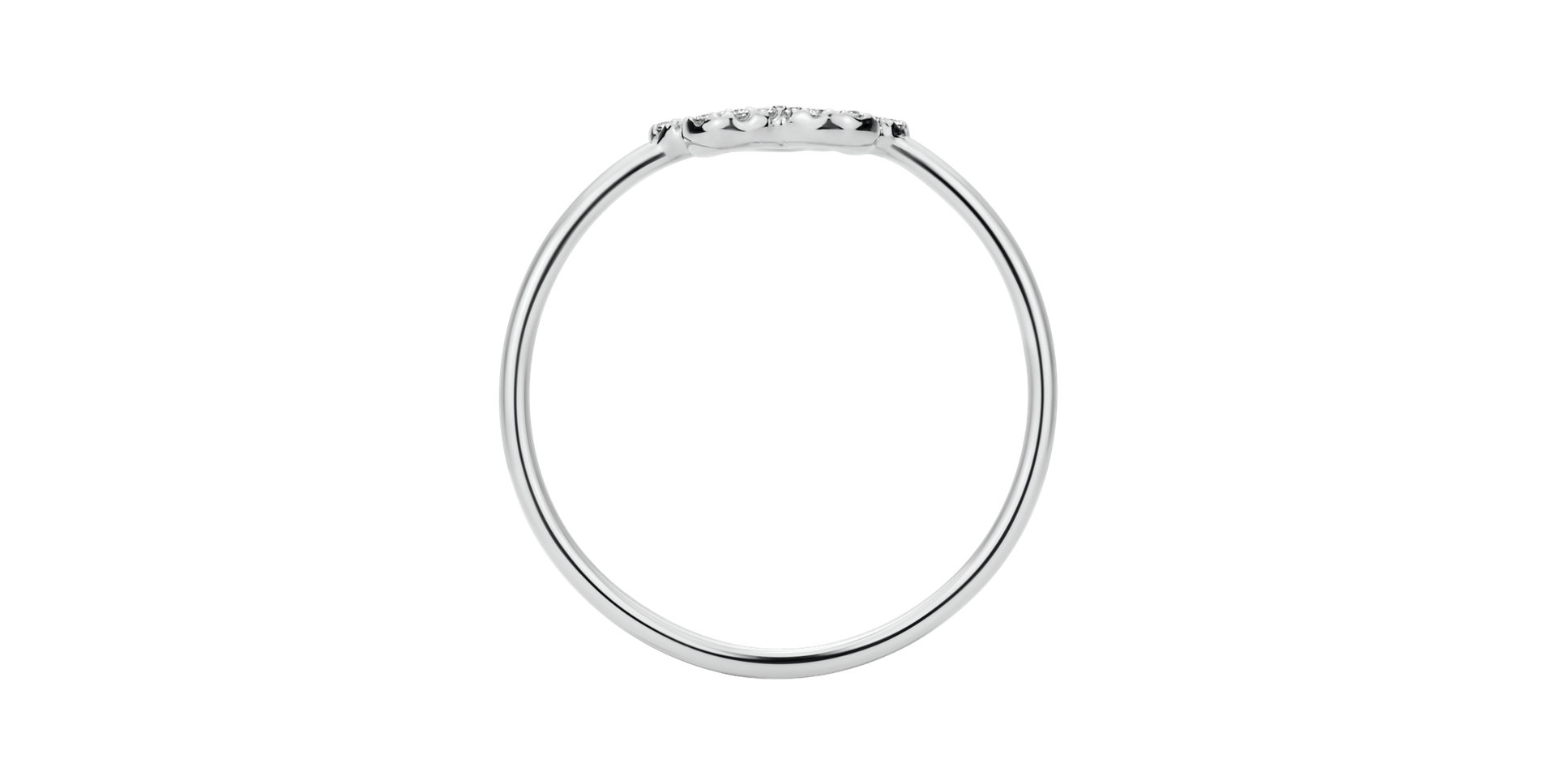 Prsteň s diamantmi Glamour Flower