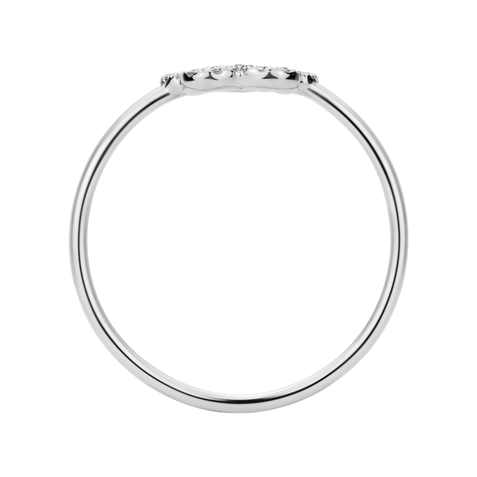 Prsteň s diamantmi Glamour Flower