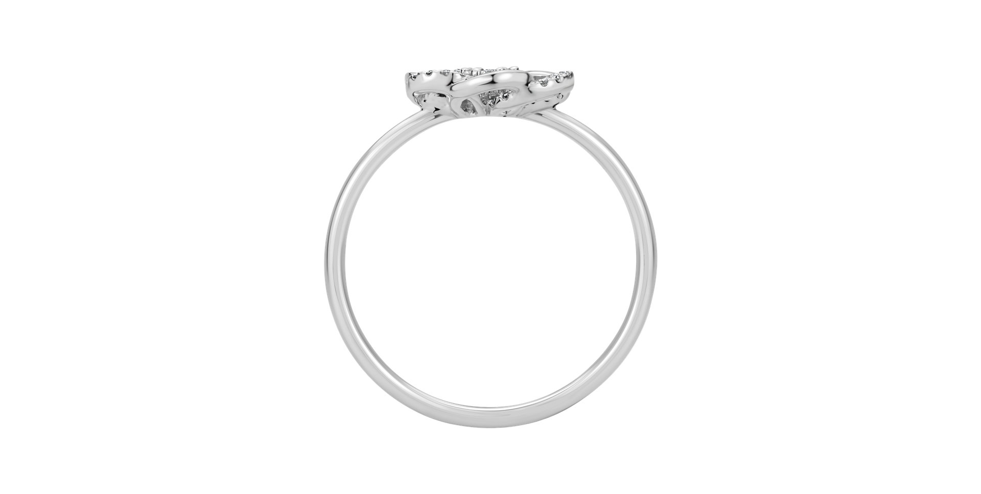 Prsteň s diamantmi Flower