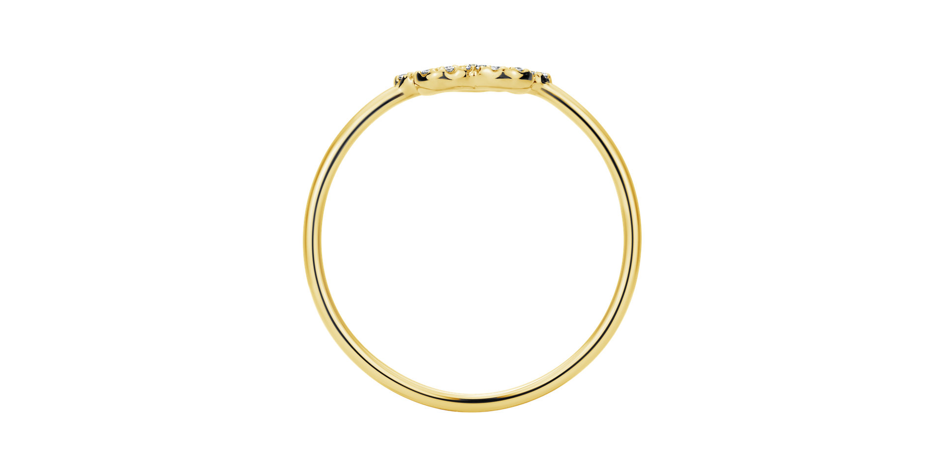 Prsteň s diamantmi Glamour Flower