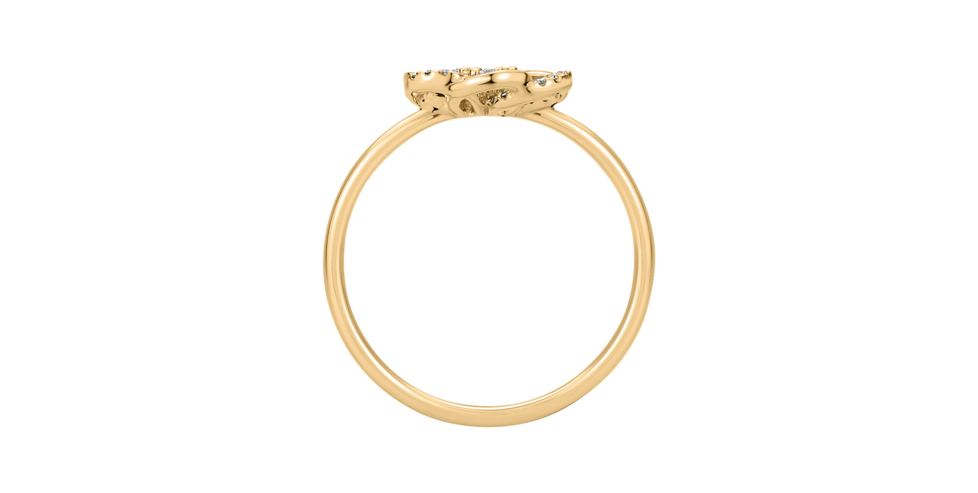 Prsteň s diamantmi Flower