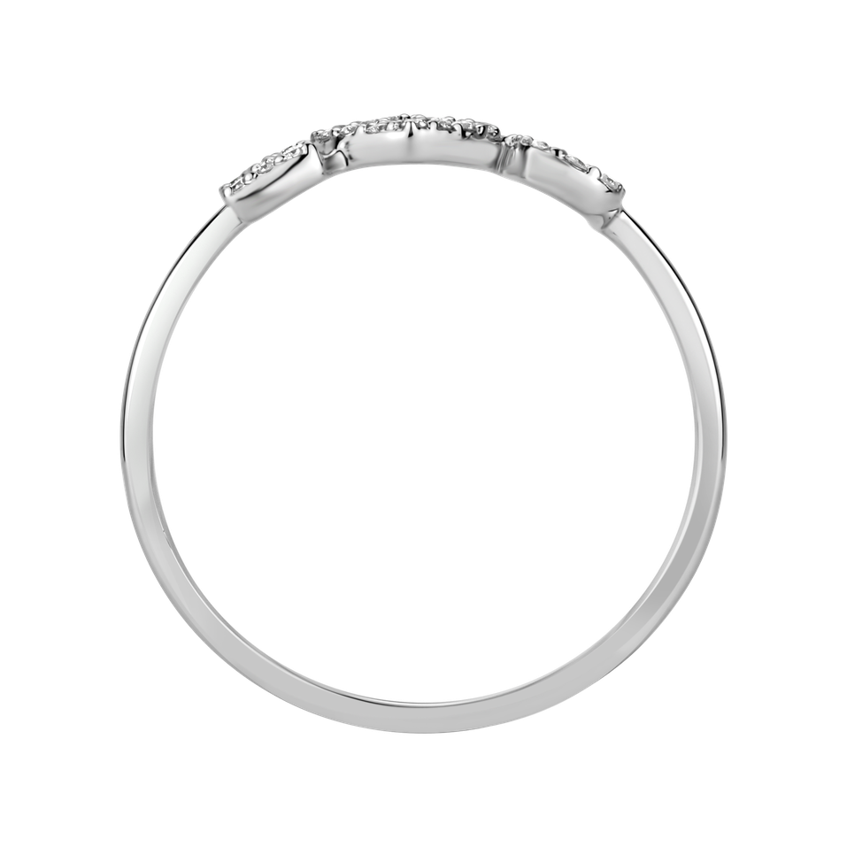 Prsteň s diamantmi I love you