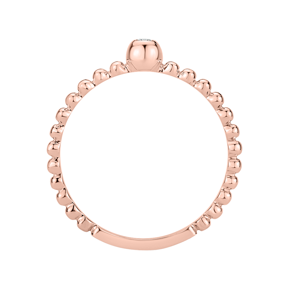 Prsteň s diamantom Bubble Kiss