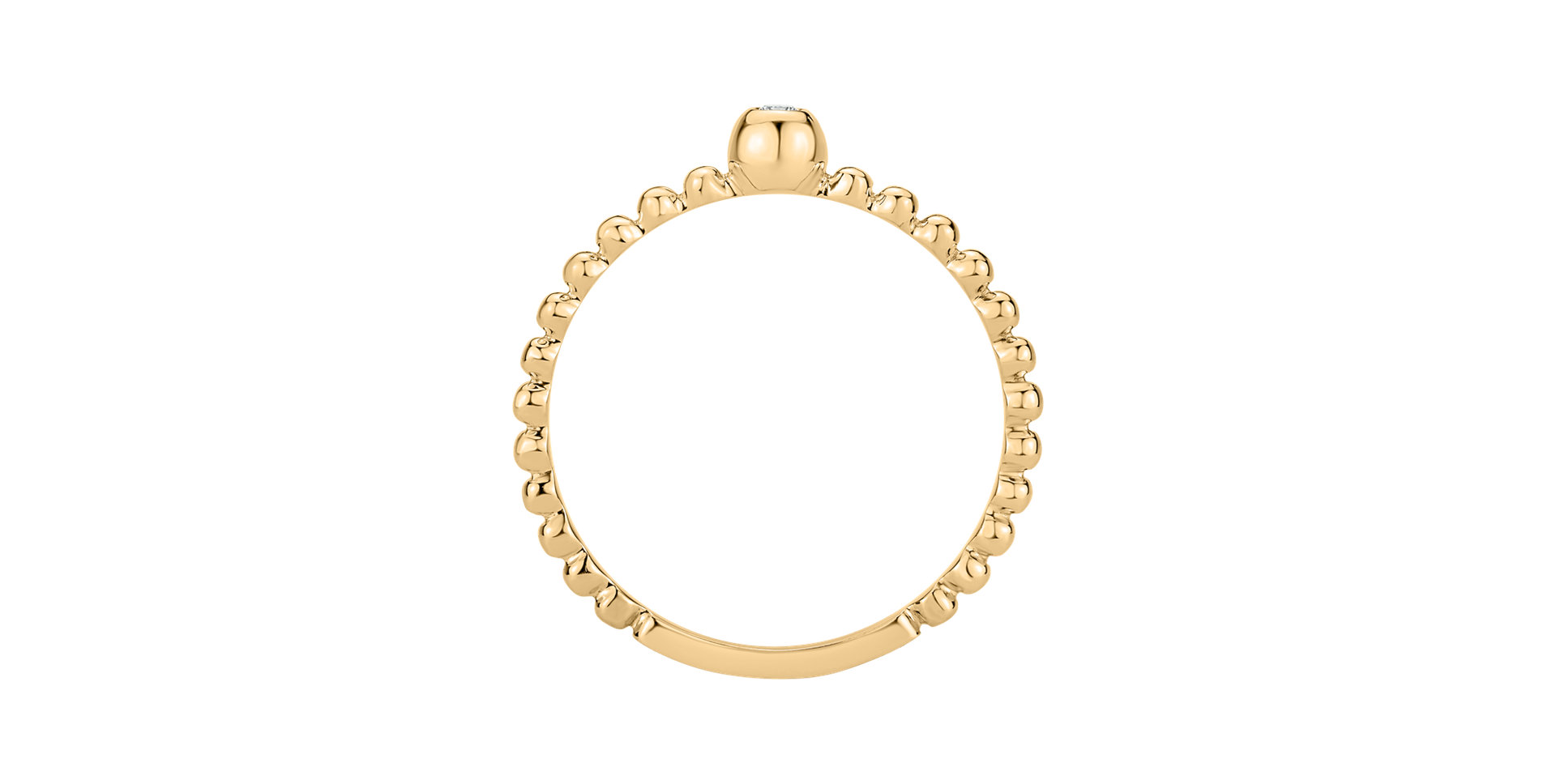 Prsteň s diamantom Bubble Kiss