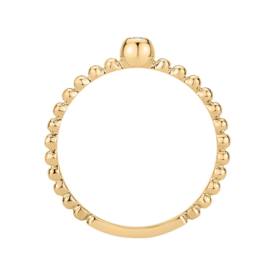 Prsteň s diamantom Bubble Kiss