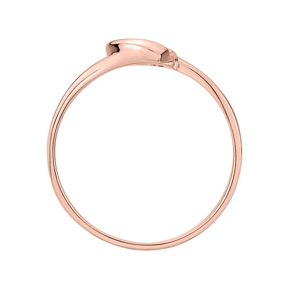 Prsteň s diamantom Love Message