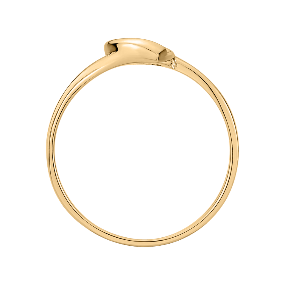 Prsteň s diamantom Love Message