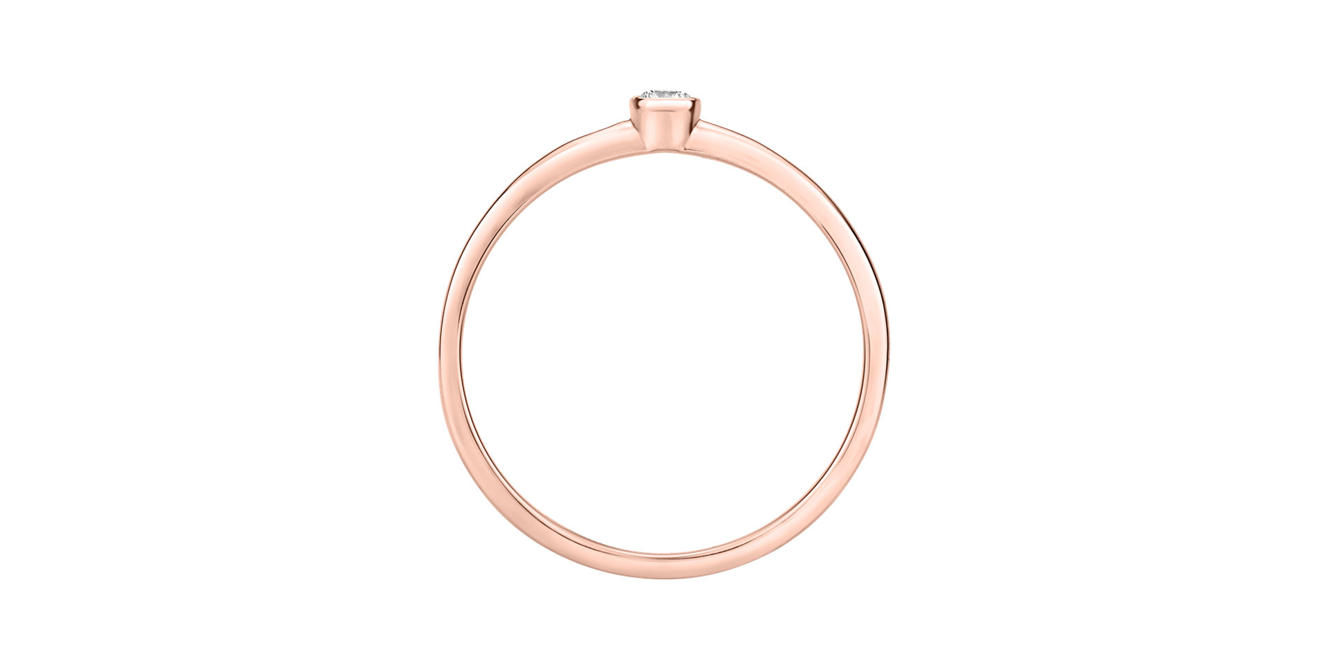 Prsteň s diamantom Seductive Glow