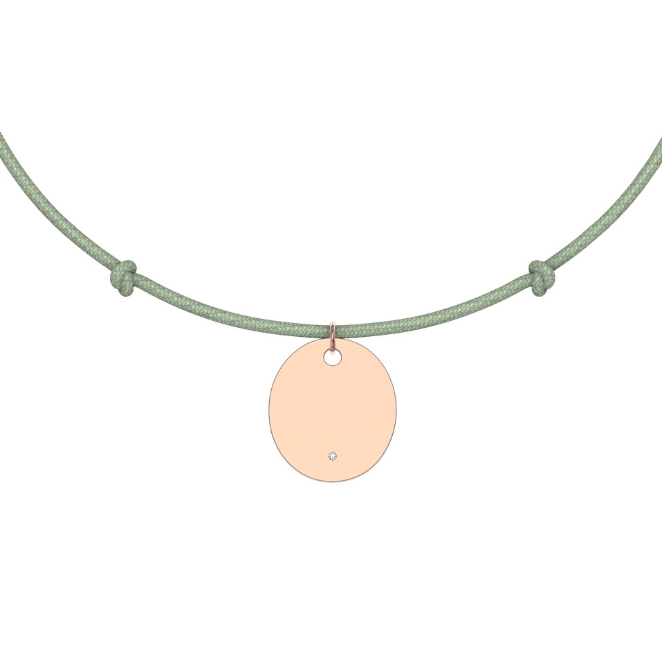 Diamantový náramok so šnúrkou Secret Love