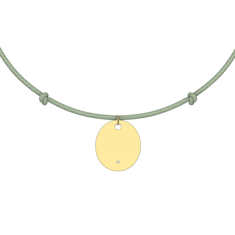 Diamantový náramok so šnúrkou Secret Love