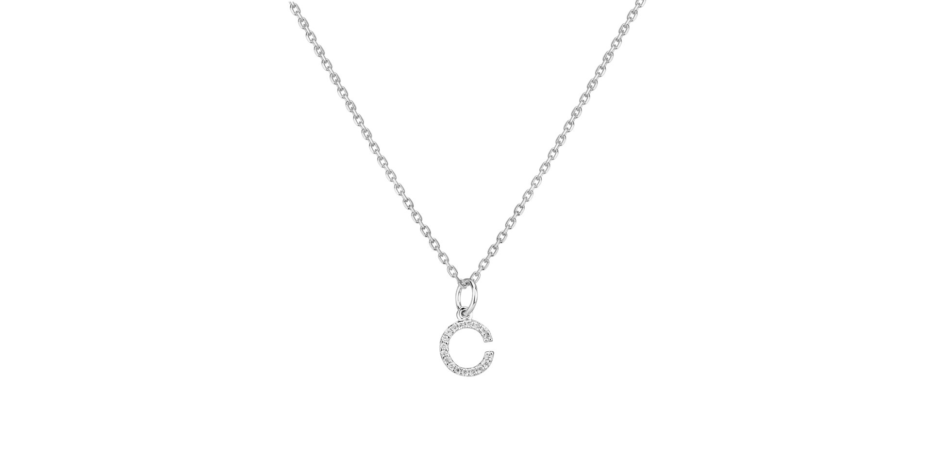 Prívesok s diamantmi Line Glitter  C