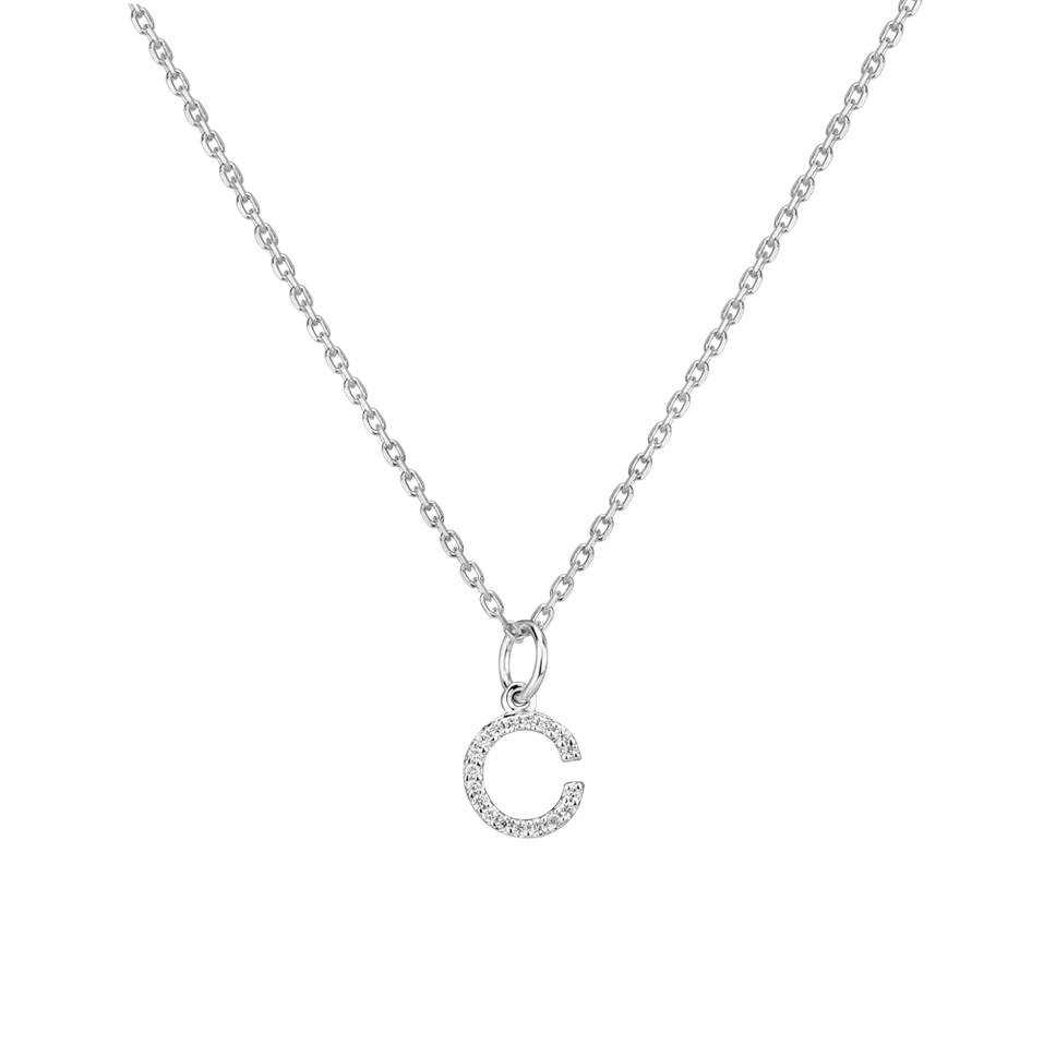 Prívesok s diamantmi Line Glitter  C