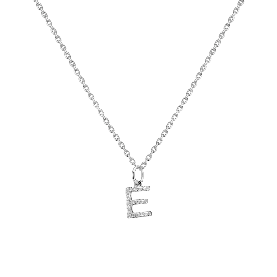 Prívesok s diamantmi Line Glitter  E