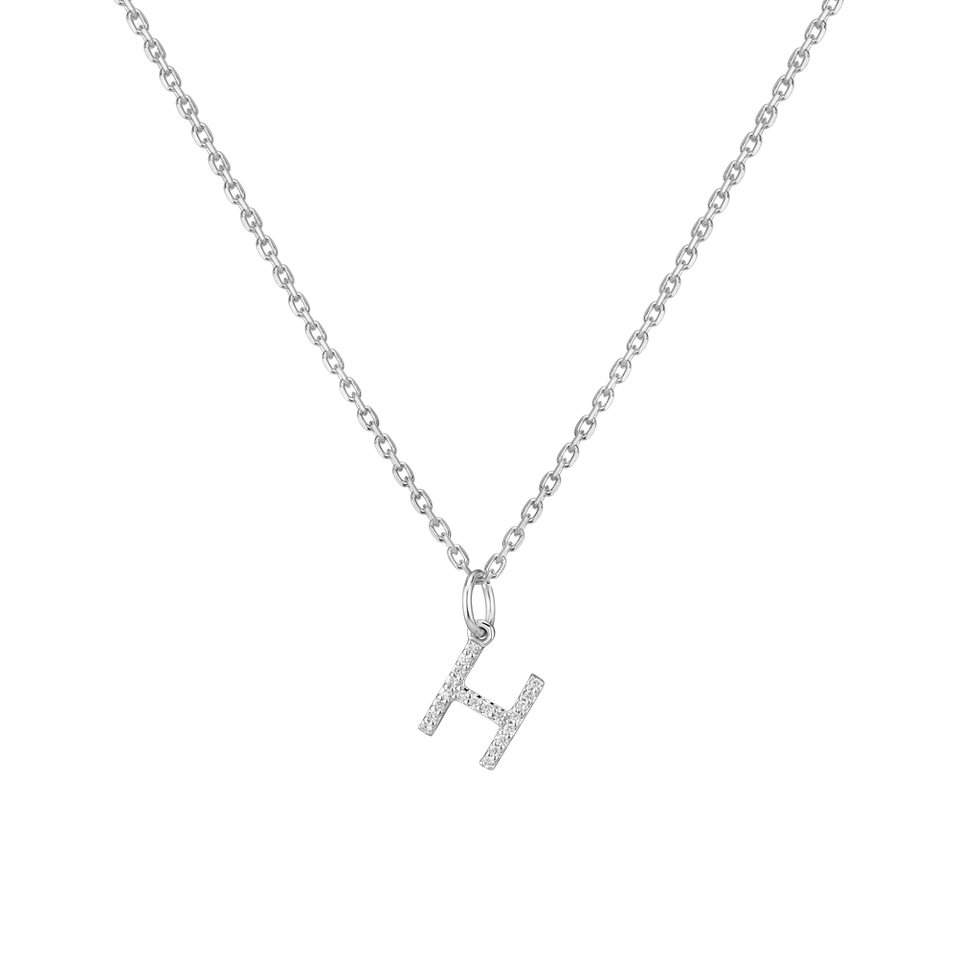 Prívesok s diamantmi Line Glitter  H