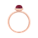 Prsteň s ružovým granátom Bonbon3