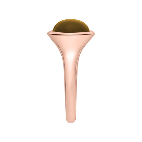 Prsteň s cognac quartzom Bonbon