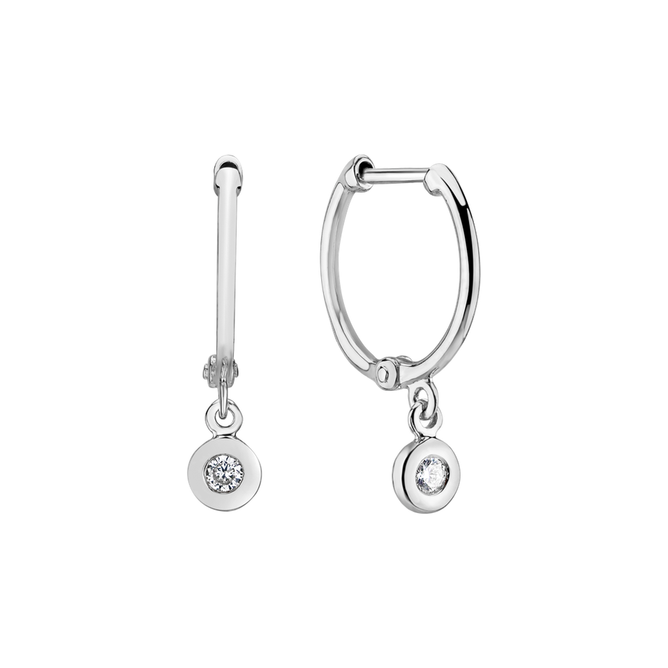 Náušnice s diamantom Amazing Heaven