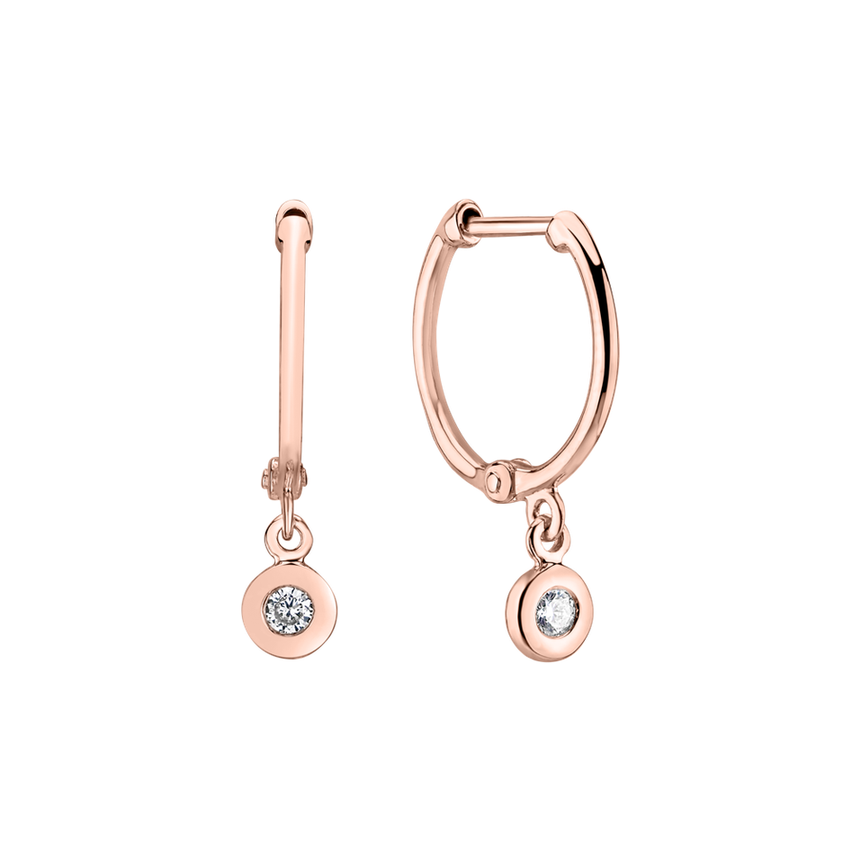 Náušnice s diamantom Amazing Heaven