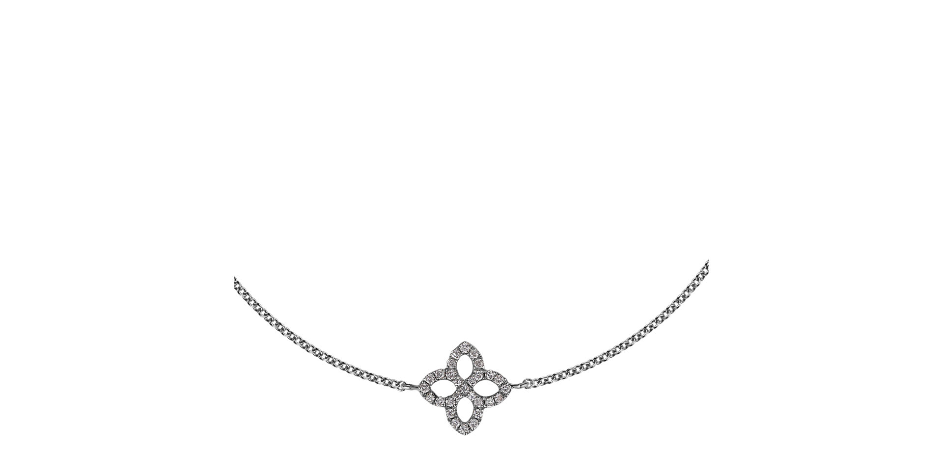 Náramok s diamantmi Glamorous Petals