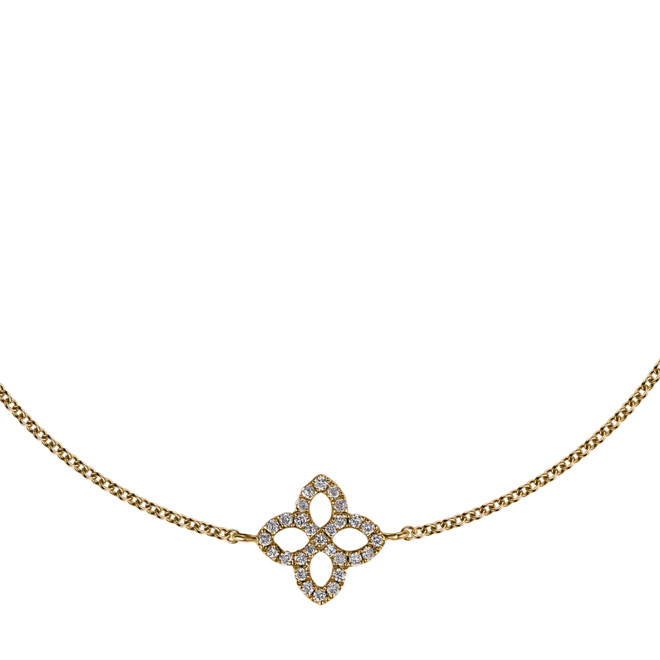 Náramok s diamantmi Glamorous Petals