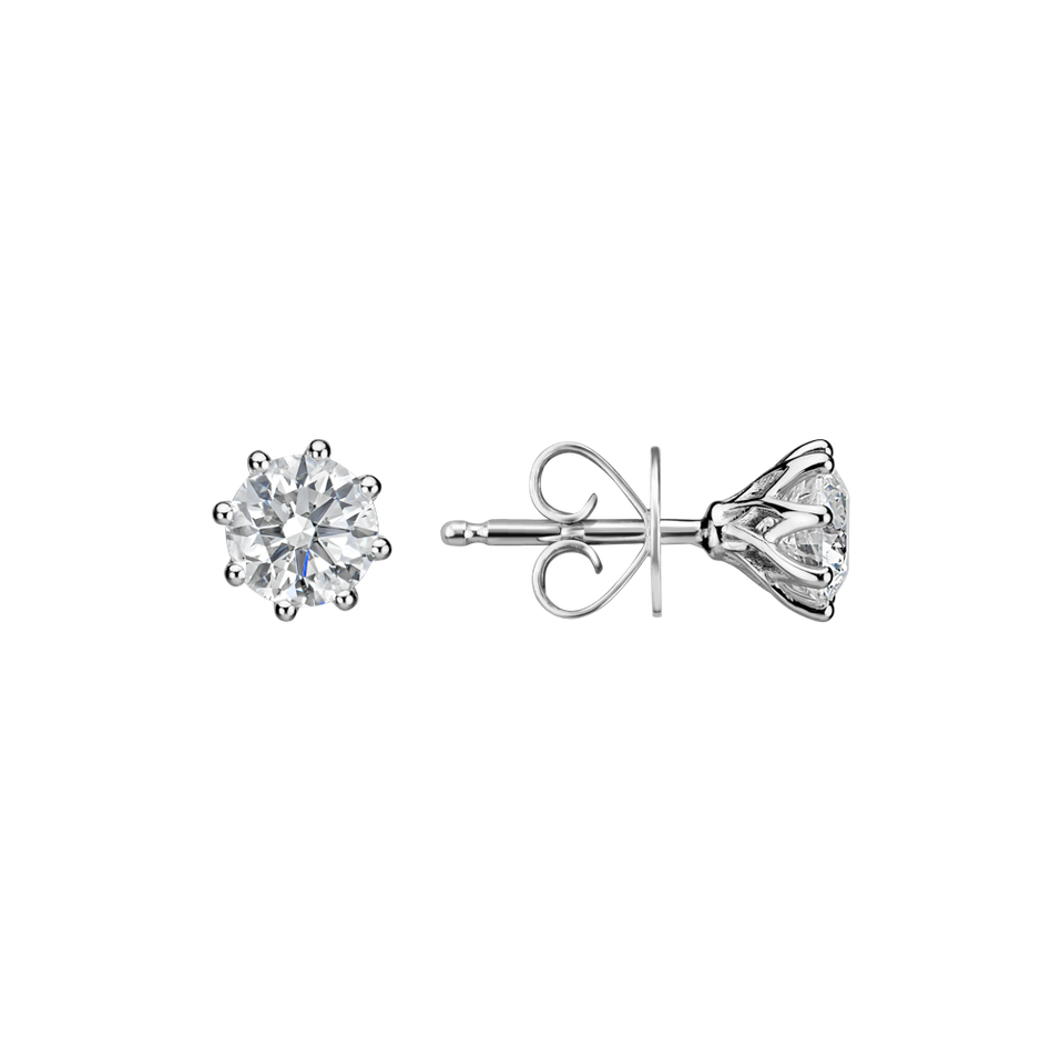 Náušnice s diamantom Essential Sparks