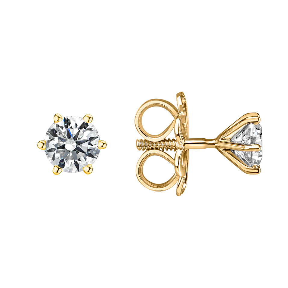 Náušnice s diamantom Essential Sparks