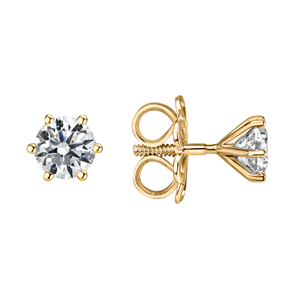 Náušnice s diamantom Essential Sparks