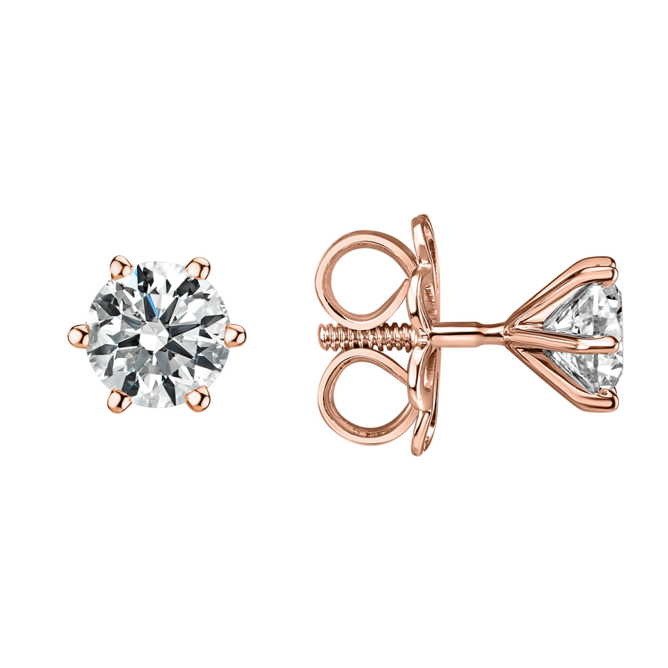 Náušnice s diamantom Essential Sparks