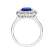 Prsteň s diamantmi a tanzanitom Princess3