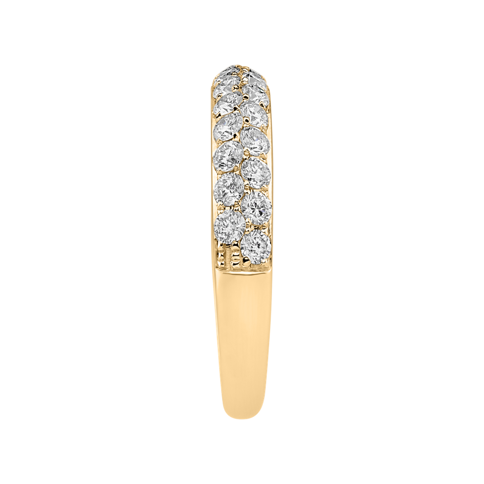 Prsteň s diamantmi Shiny Galaxy