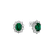 Náušnice so smaragdom a diamantmi Princess3
