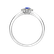 Prsteň s diamantmi a tanzanitom Princess3