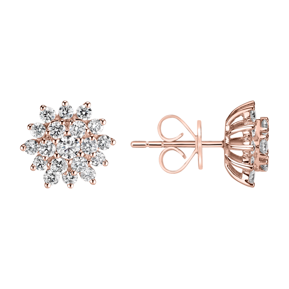 Náušnice s diamantmi Evening Sky