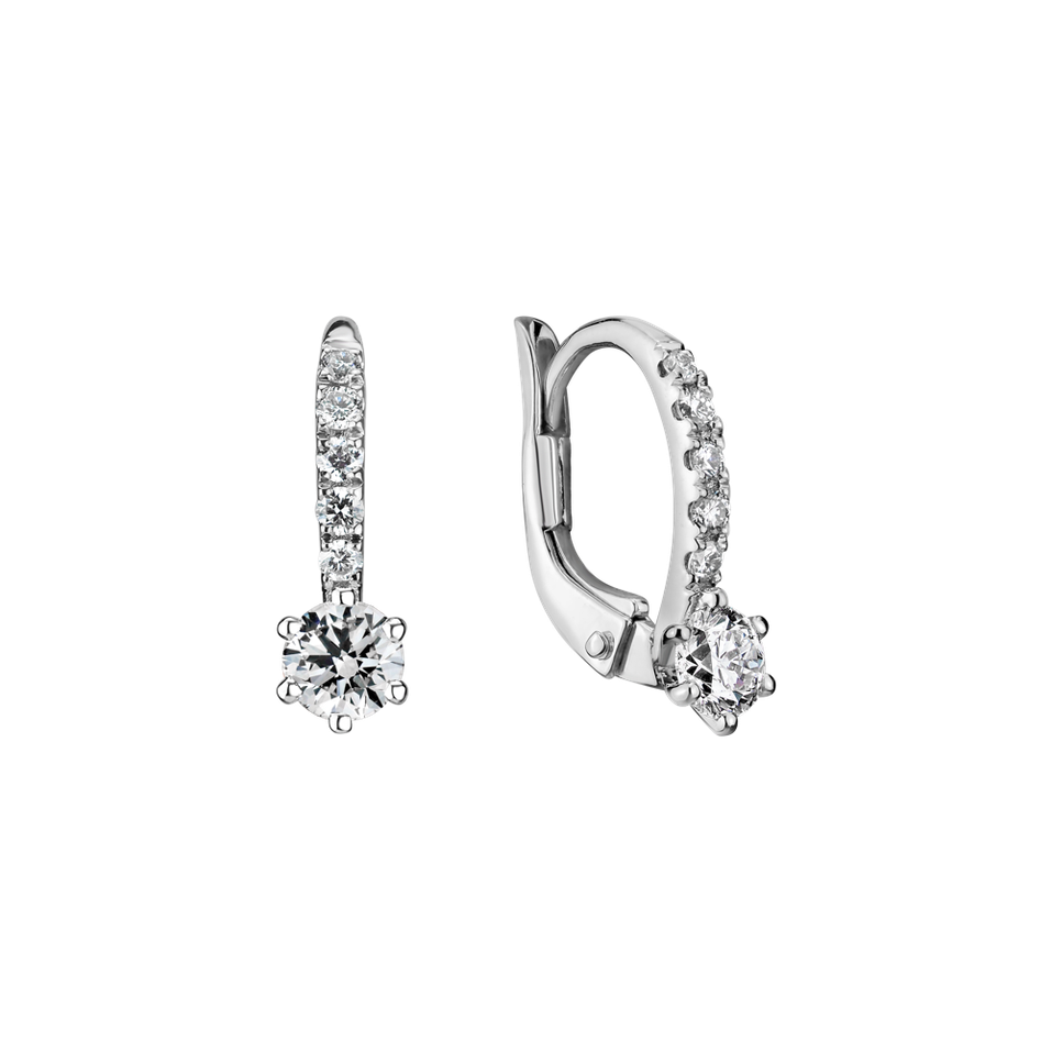 Náušnice s diamantmi Sparkless