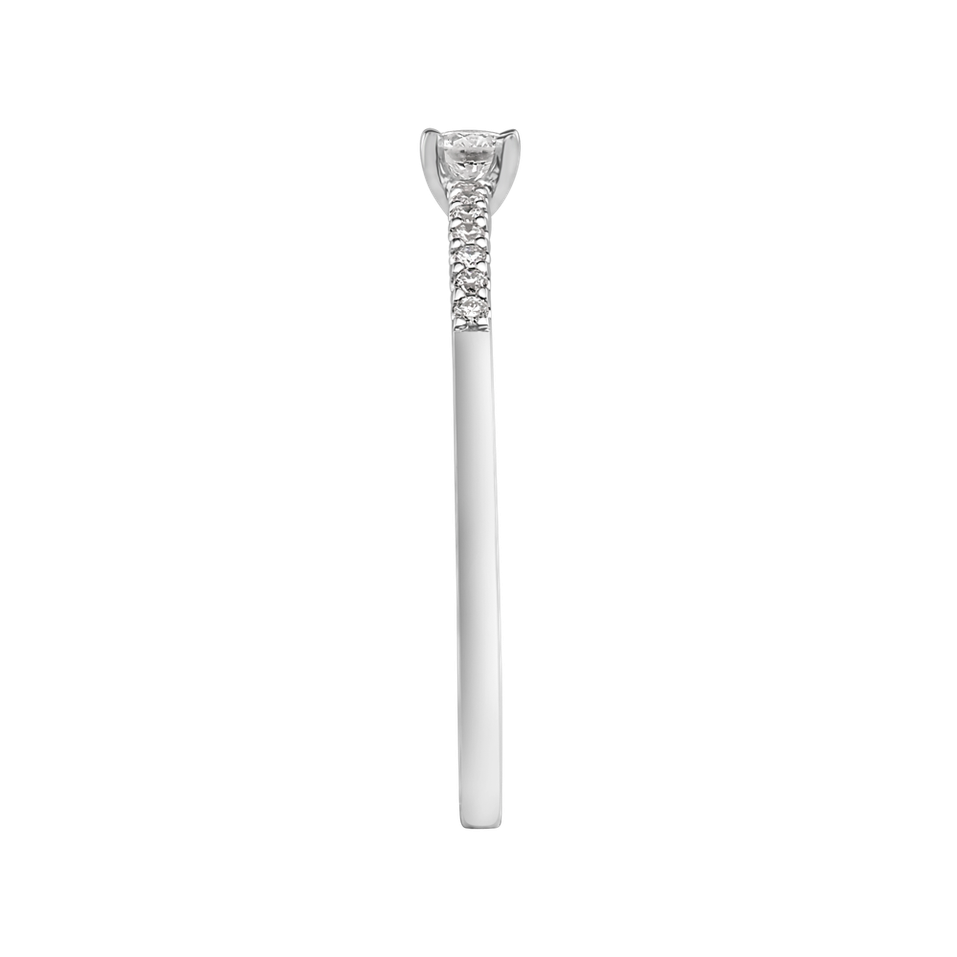 Prsteň s diamantmi Gem Simplicity