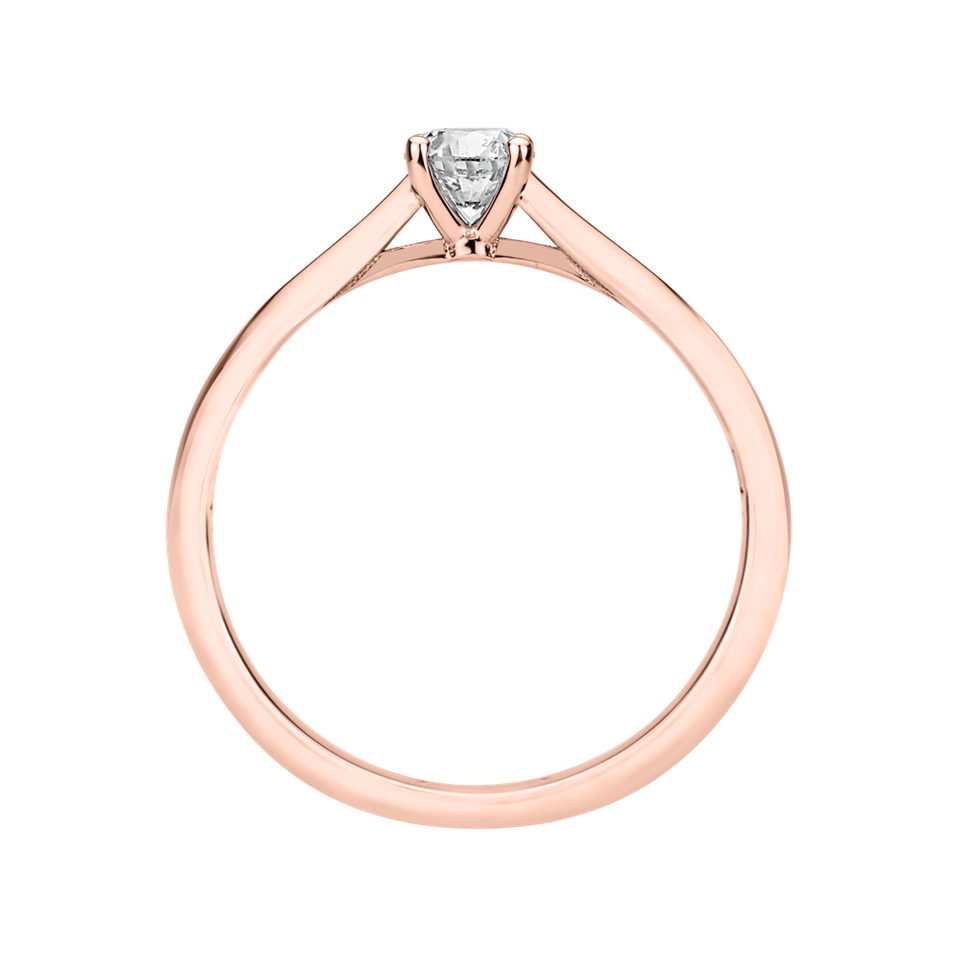 Prsteň s diamantom Forever Love