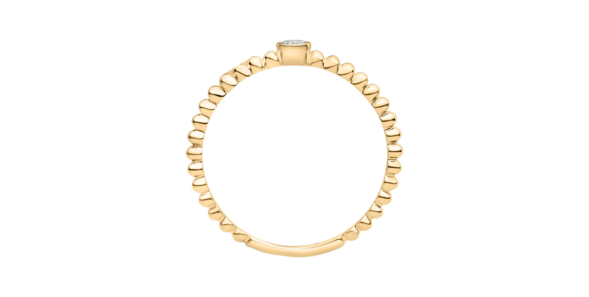 Prsteň s diamantom Dot Joy