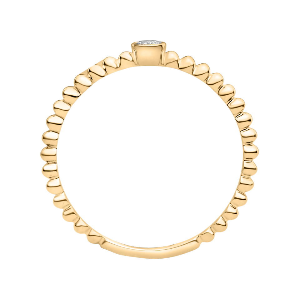 Prsteň s diamantom Dot Joy