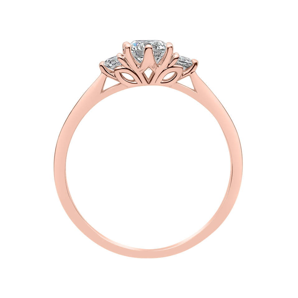 Prsteň s diamantmi Midnight Serenity