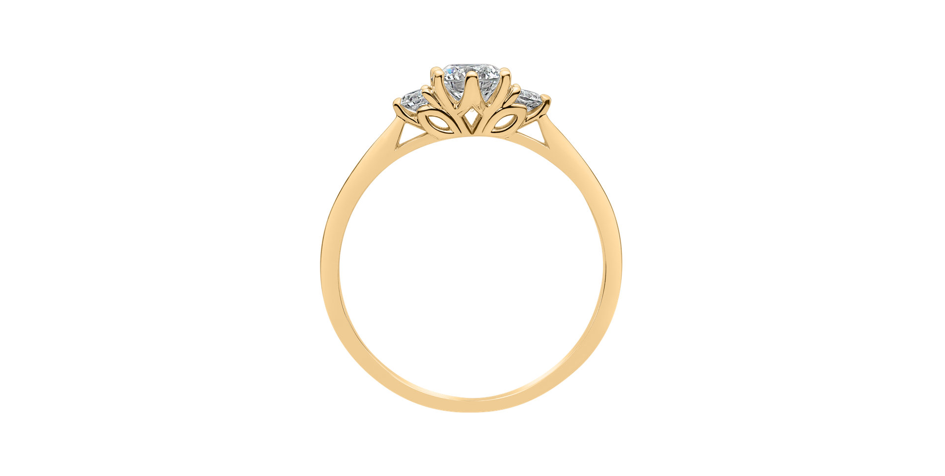 Prsteň s diamantmi Midnight Serenity